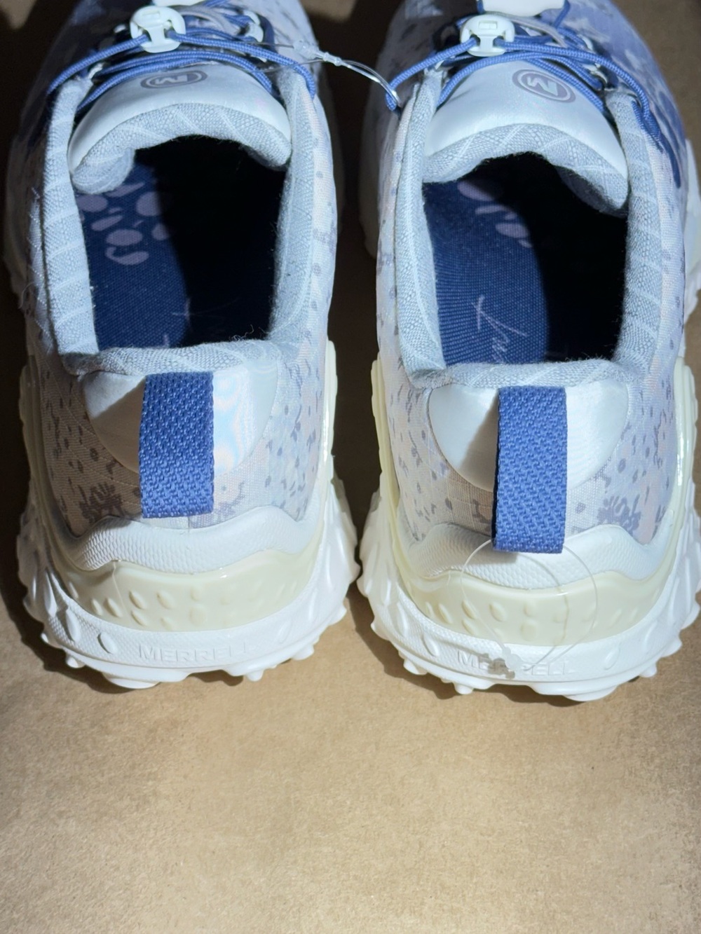 FP Movement by Free People Cream and Blue Floral Sneakers - Picture 14 of 16